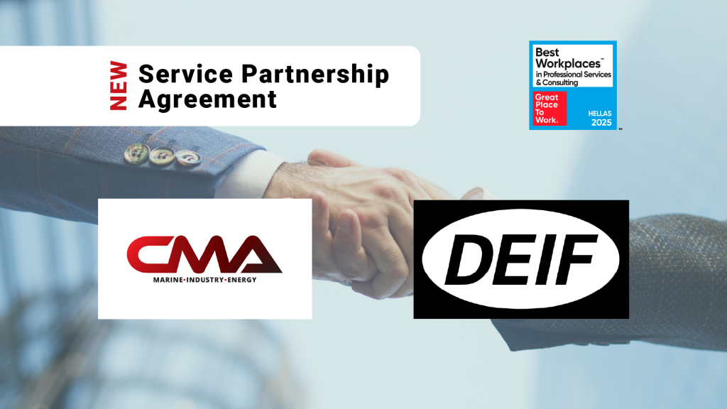 CMA D. ARGOUDELIS & CO S.A. Becomes Official Service Partner of DEIF!