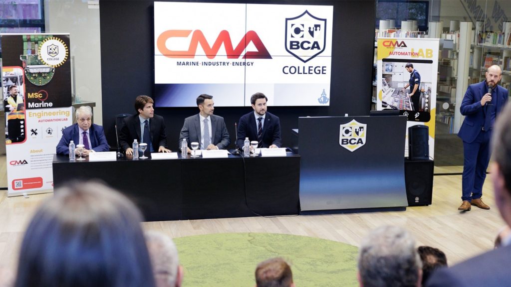 CMA D. ARGOUDELIS & CO S.A. Pioneers Maritime Automation Lab at BCA College!