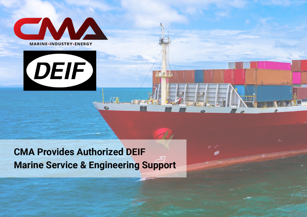 Certified DEIF commissioning, repair, and retrofit services by CMA!